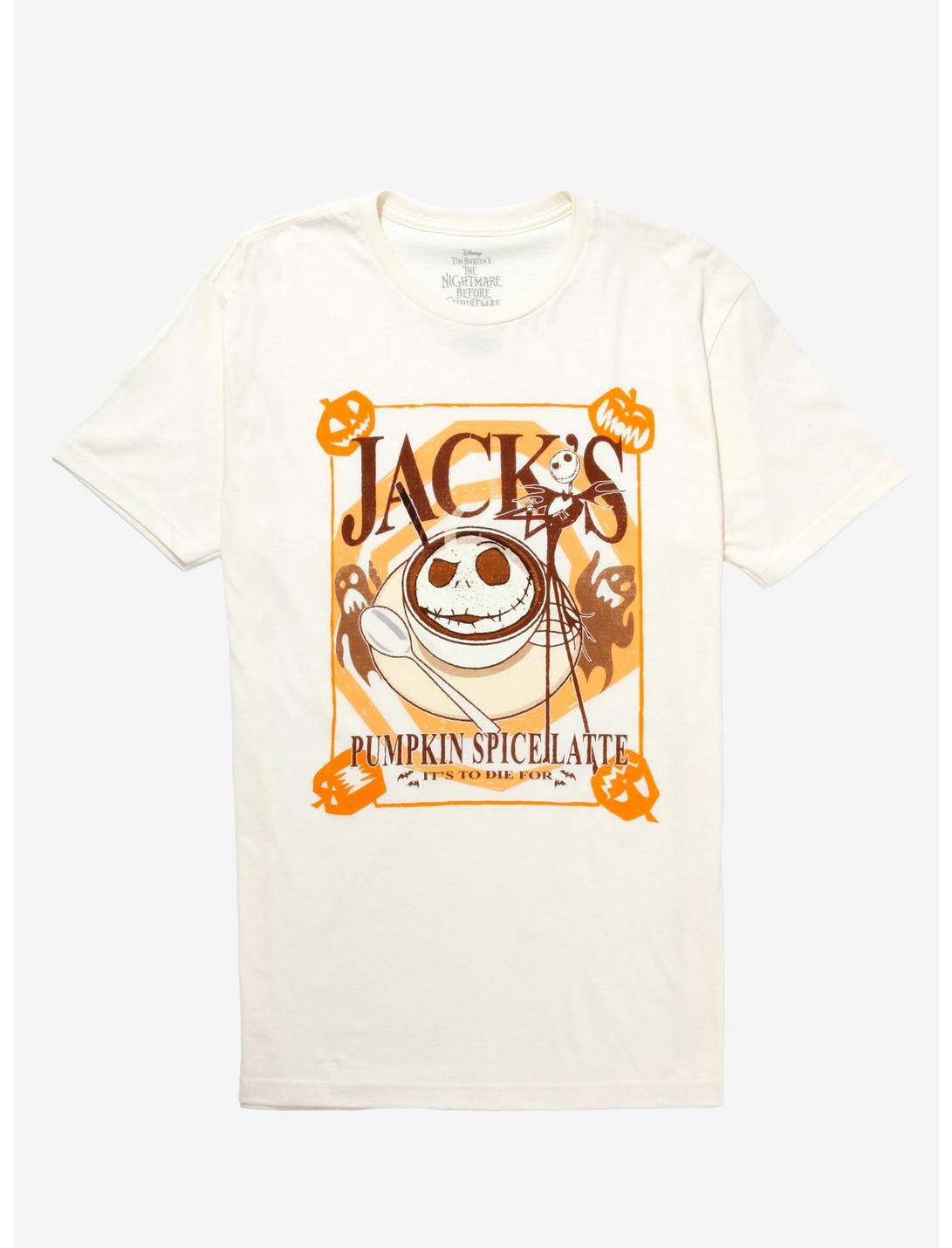 Disney The Nightmare Before Christmas Jack's Pumpkin Spice Latte T-Shirt - BoxLunch Exclusive, , hi-res