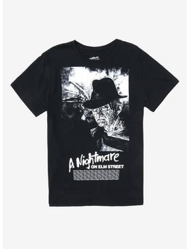 A Nightmare On Elm Street Freddy Black & White Portrait T-Shirt, , hi-res