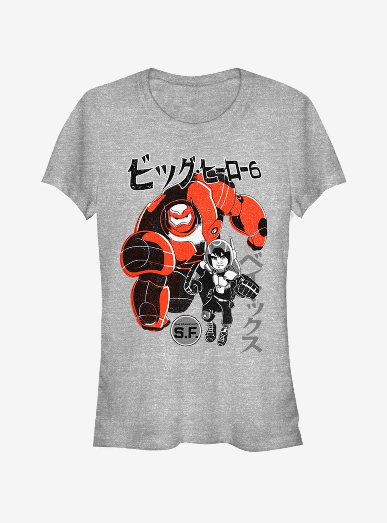 Disney Big Hero 6 Big Hero Girls T-Shirt, ATH HTR, hi-res