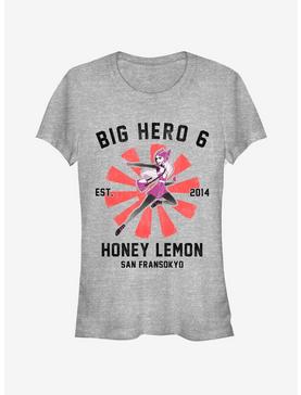 Disney Big Hero 6 Honey Lemon Collegiate Girls T-Shirt, ATH HTR, hi-res