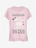 Disney Big Hero 6 Programmed To Hug Girls T-Shirt, LIGHT PINK, hi-res