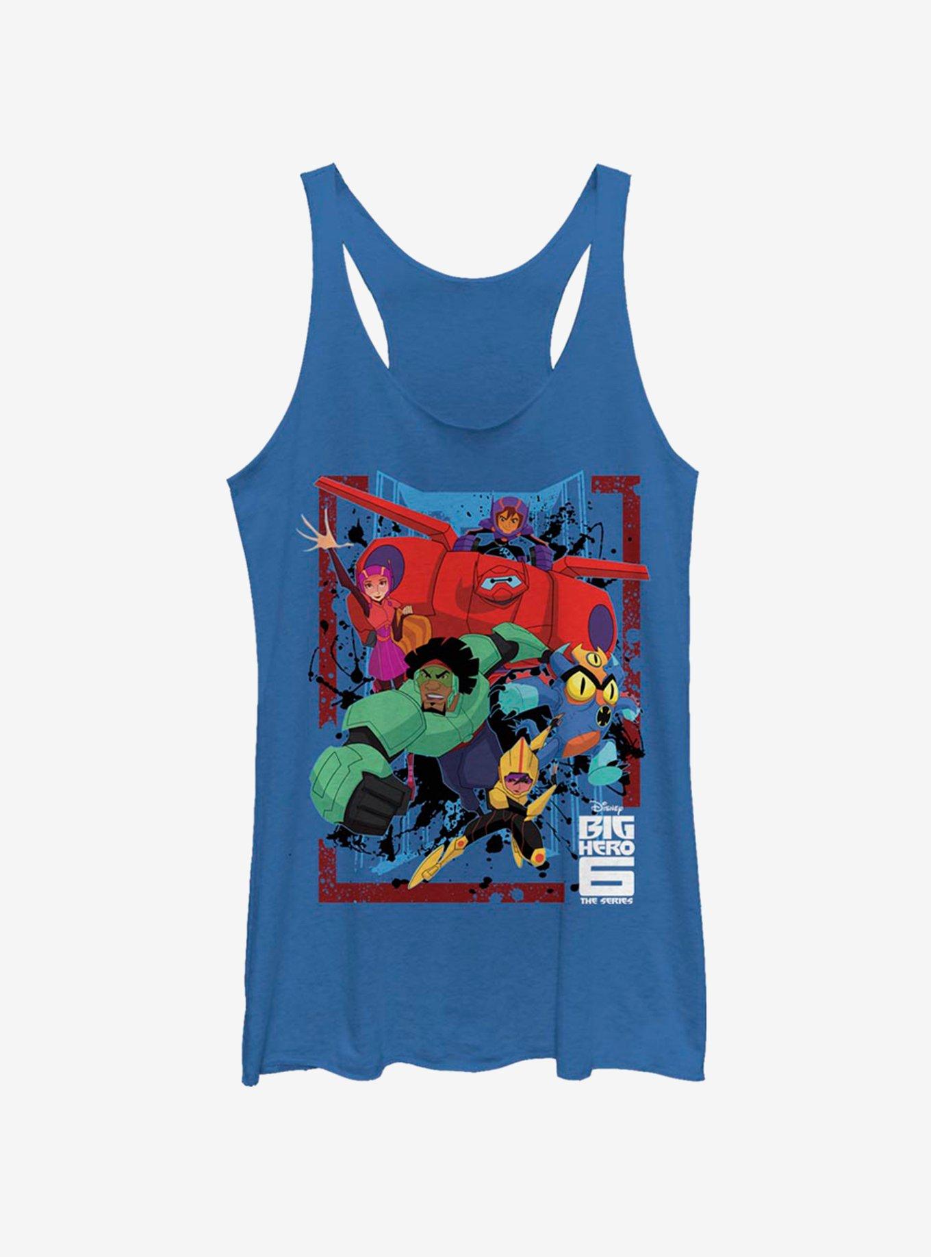 Disney Big Hero 6 Group Six Girls Tank, ROY HTR, hi-res