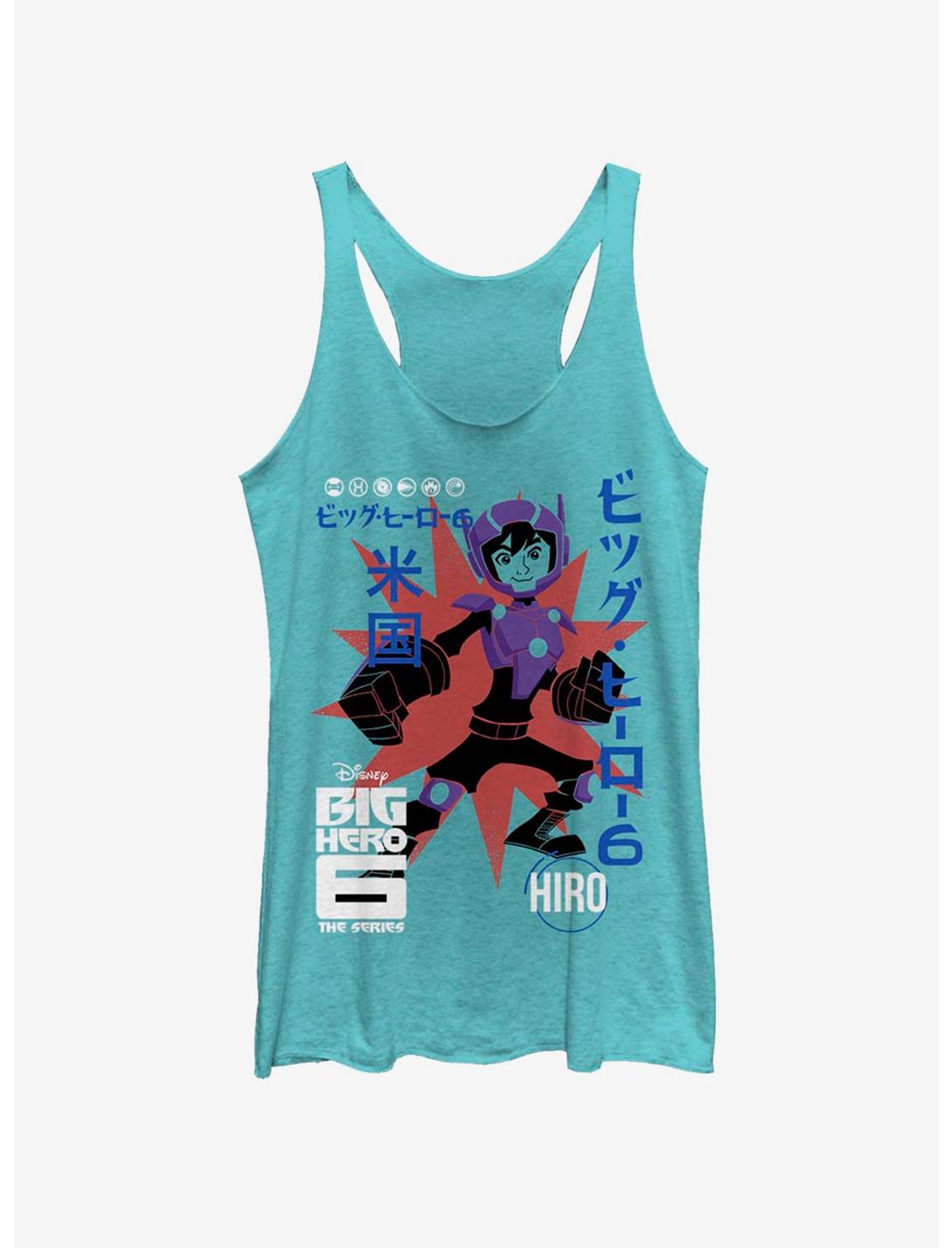 Disney Big Hero 6 Hiro Poster Girls Tank, TAHI BLUE, hi-res