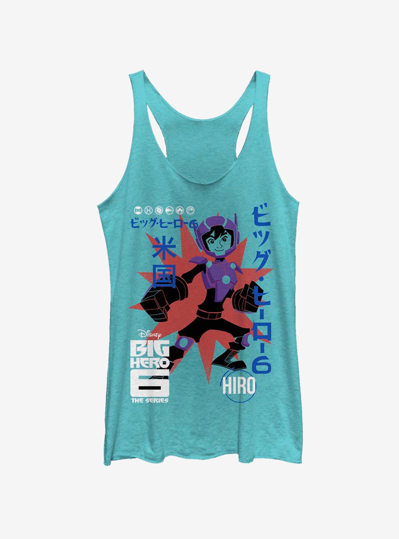 Disney Big Hero 6 Hiro Poster Girls Tank, TAHI BLUE, hi-res