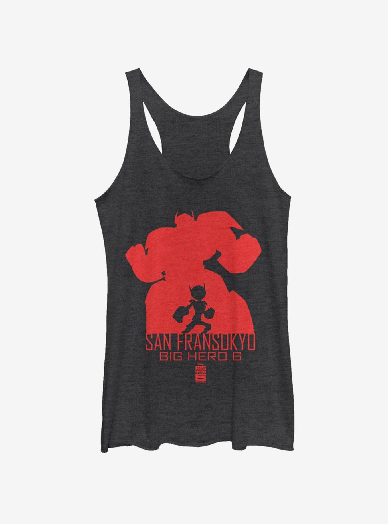 Disney Big Hero 6 Silhouette Baymax Girls Tank, , hi-res