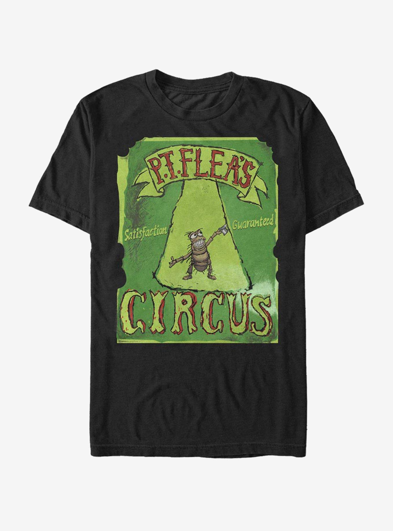 Disney Pixar A Bug's Life P.T. Flea Circus T-Shirt, BLACK, hi-res