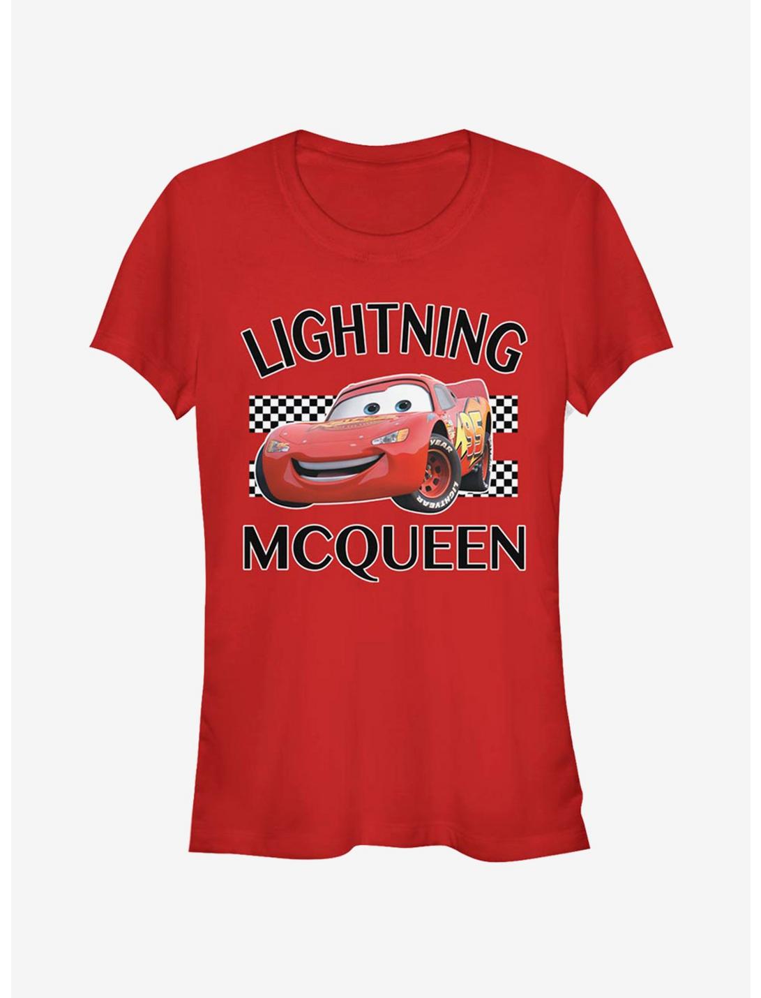 Disney Pixar Cars Lightning McQueen Girls T-Shirt, RED, hi-res