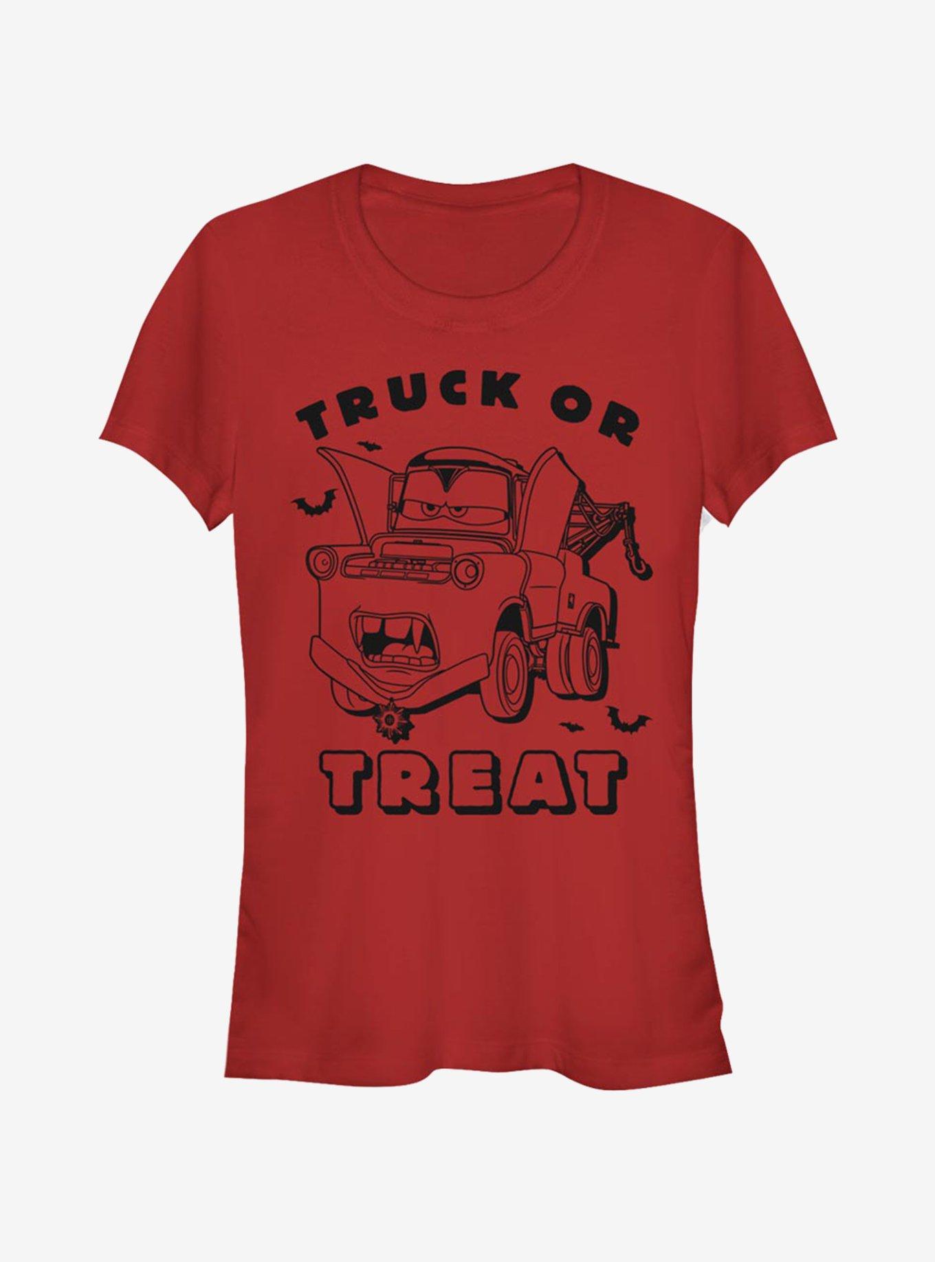 Disney Pixar Cars Truck Or Treat Girls T-Shirt, RED, hi-res