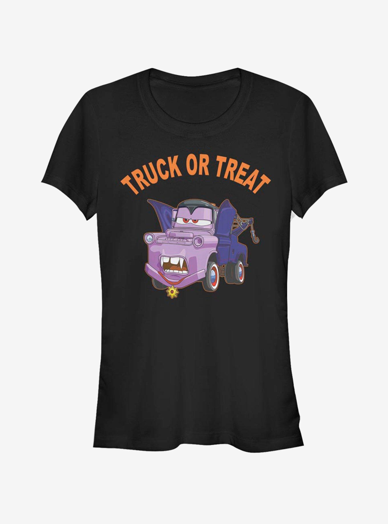 Disney Pixar Cars Mater Truck Or Treat Color Girls T-Shirt, BLACK, hi-res