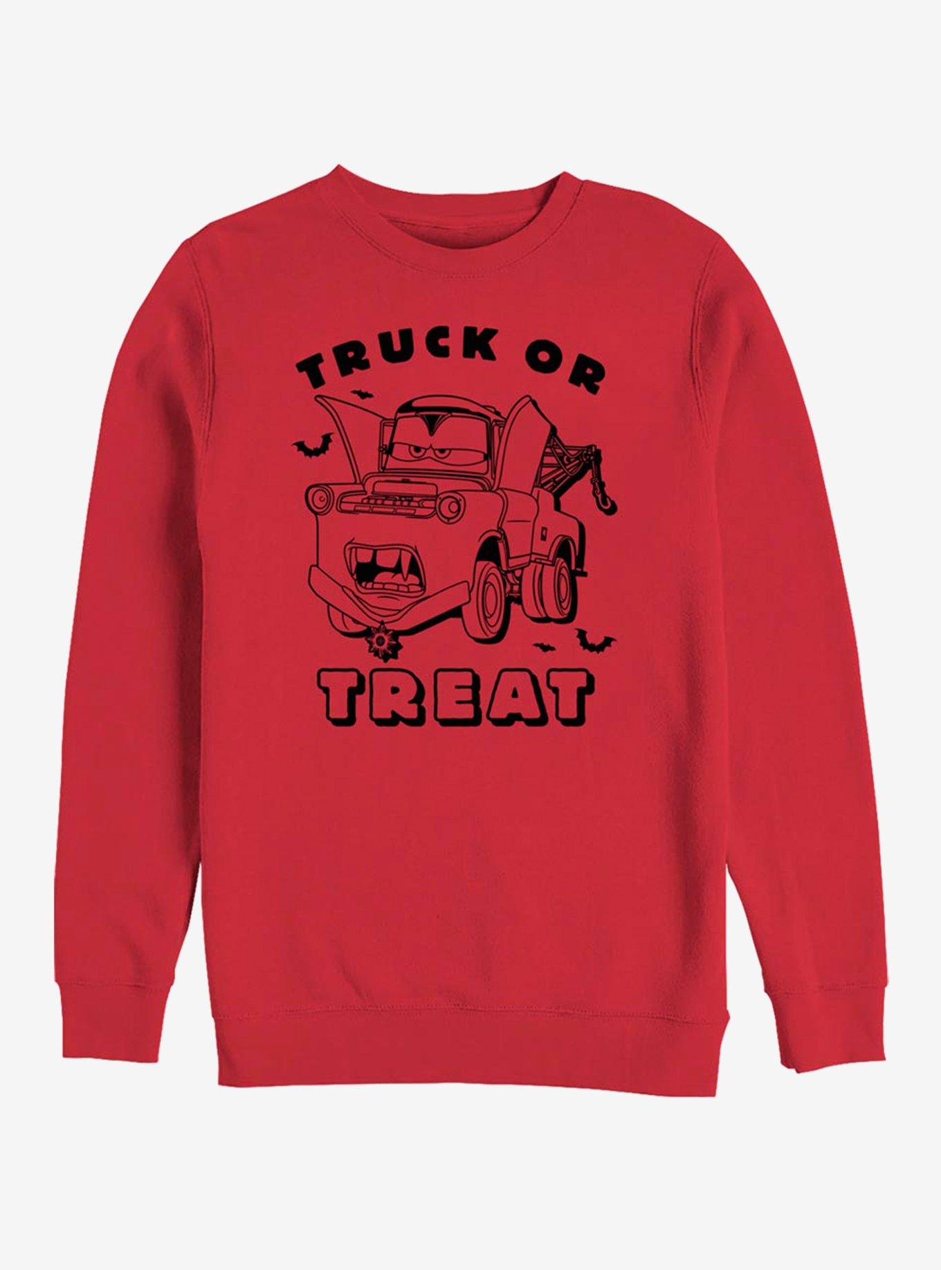 Disney Pixar Cars Truck Or Treat Crew Sweatshirt, , hi-res