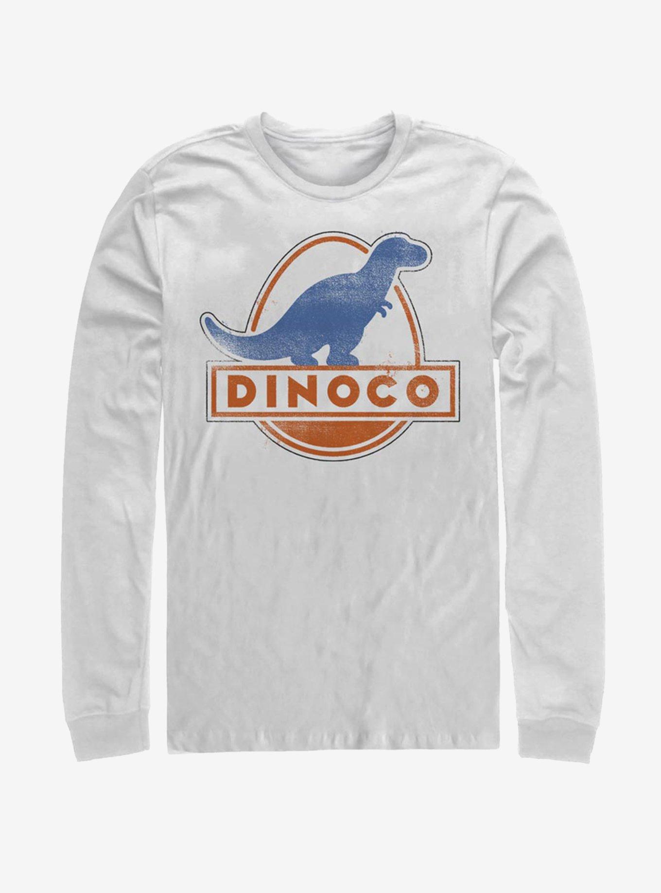 Disney Pixar Cars Dinoco Vintage Long-Sleeve T-Shirt, WHITE, hi-res