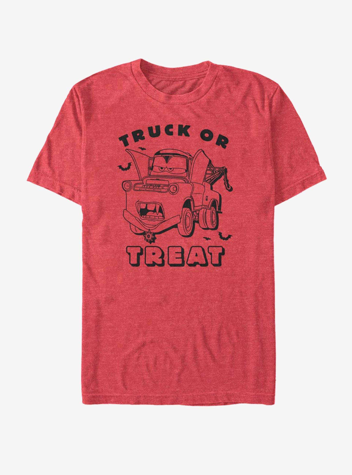 Disney Pixar Cars Truck Or Treat T-Shirt, RED HTR, hi-res