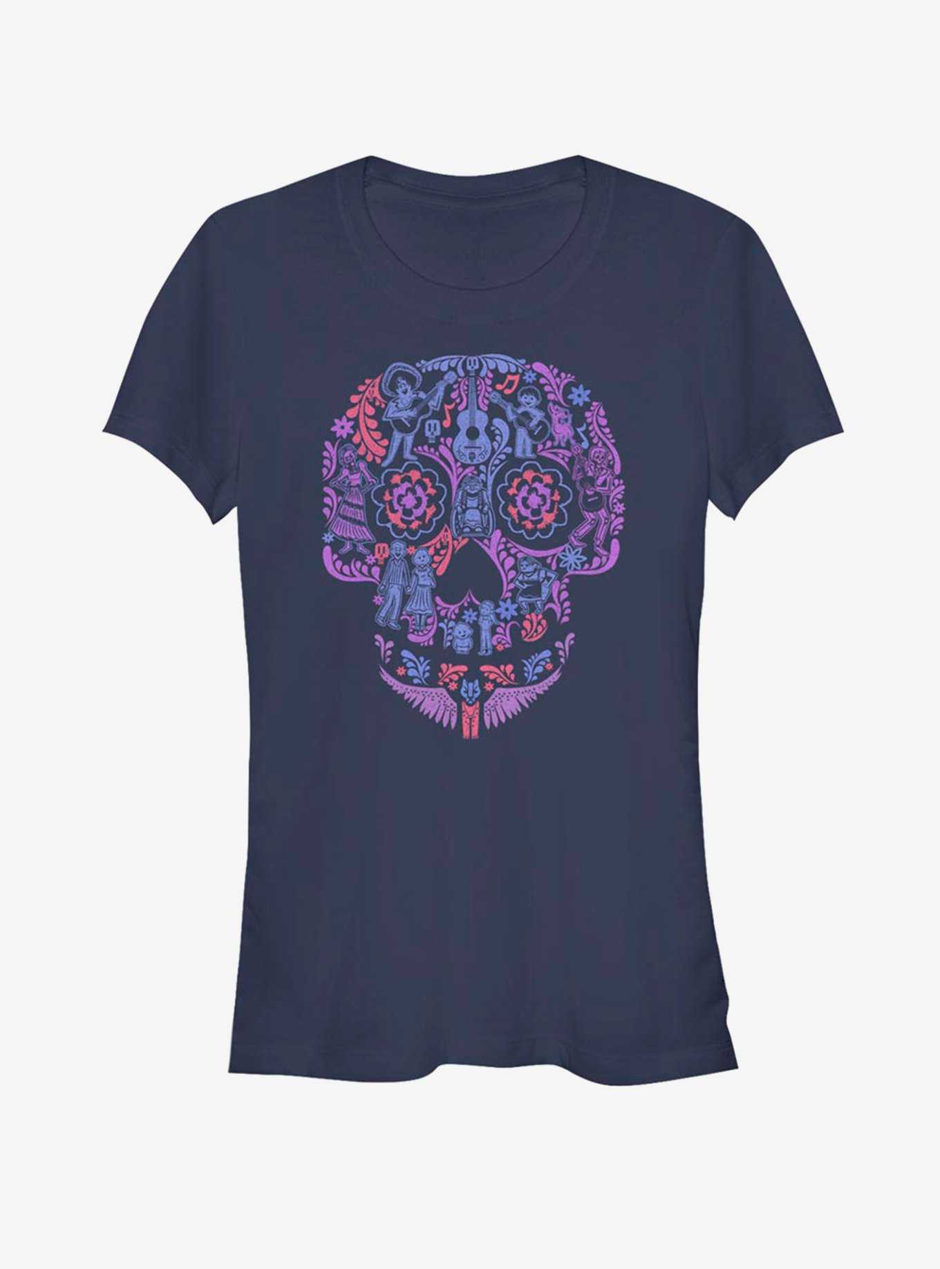 Disney Pixar Coco Skull Girls T-Shirt, , hi-res