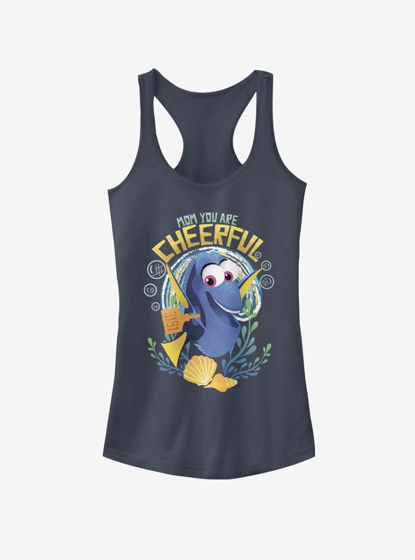 Disney Pixar Finding Dory Cheerful Mom Girls Tank, INDIGO, hi-res