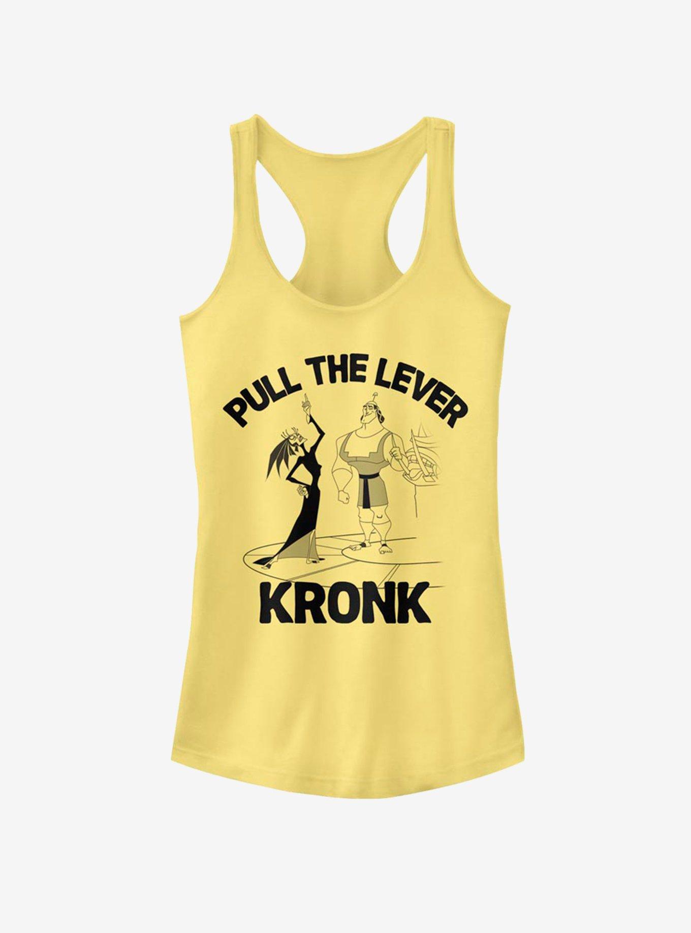 Disney The Emporer's New Groove Kronk Lever Girls Tank, BANANA, hi-res