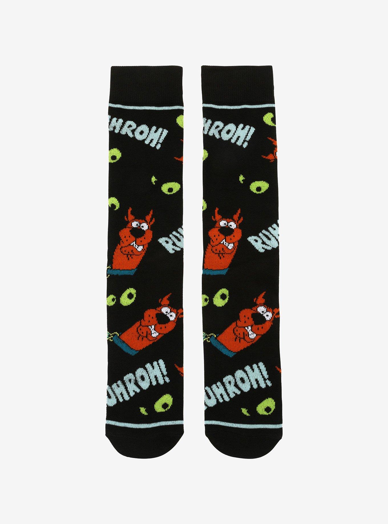 Scooby-Doo Ruh-Roh Crew Socks, , hi-res