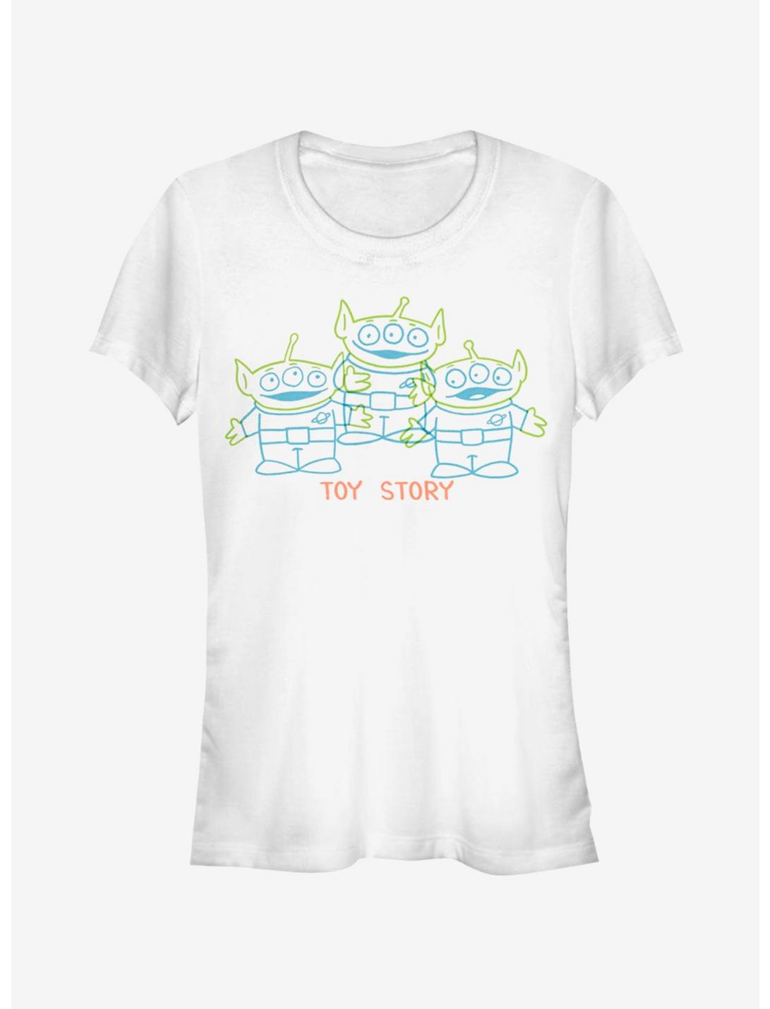 Disney Pixar Toy Story Scribble Girls T-Shirt, WHITE, hi-res
