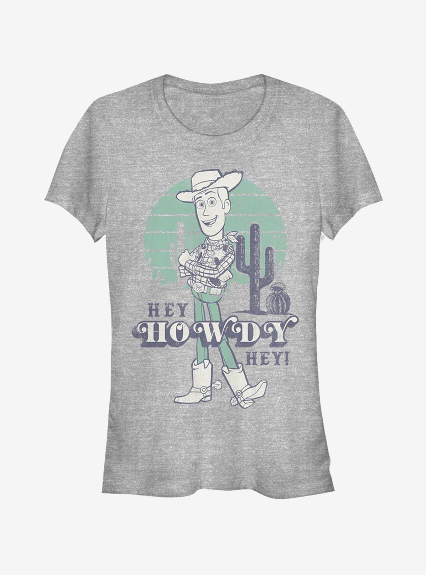 Disney Pixar Toy Story 4 Howdy Hey Girls T-Shirt, ATH HTR, hi-res