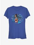 Disney Moana Moana In Ocean Girls T-Shirt, ROYAL, hi-res