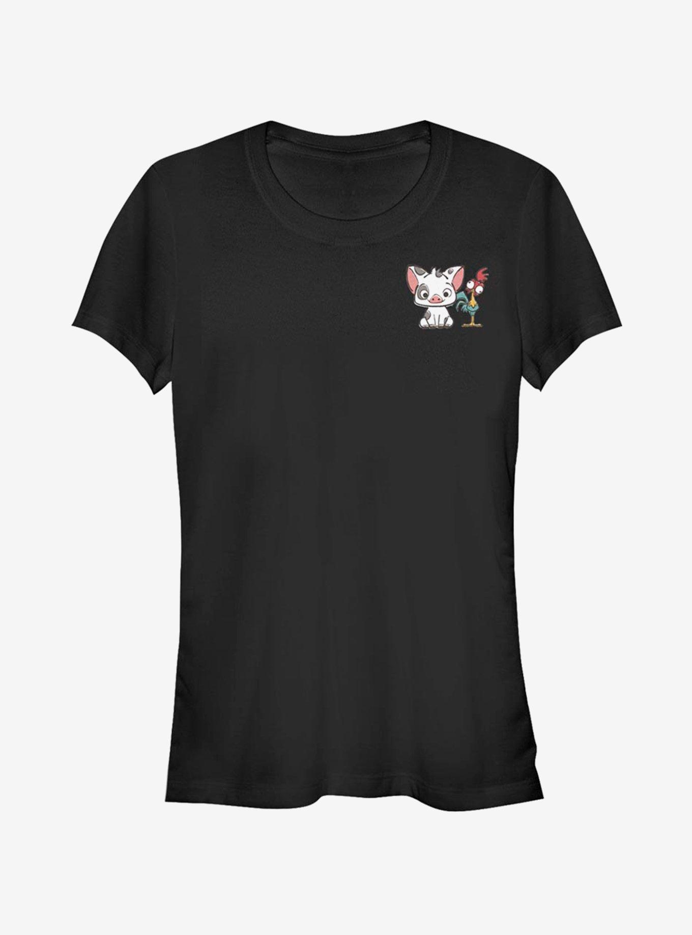 Disney Moana Pals Pocket Girls T-Shirt, BLACK, hi-res