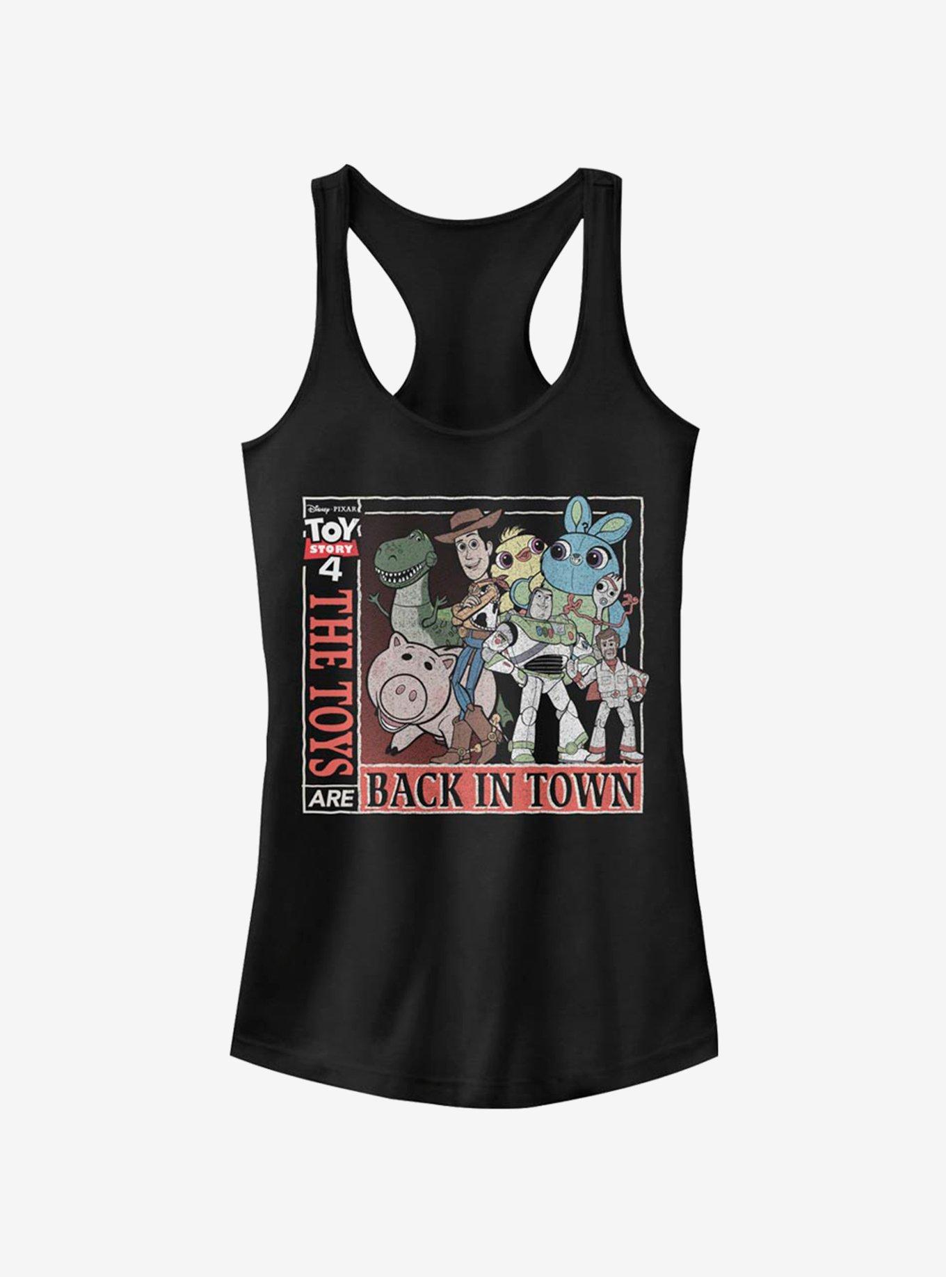 Disney Pixar Toy Story 4 Back In Town Girls Tank, BLACK, hi-res