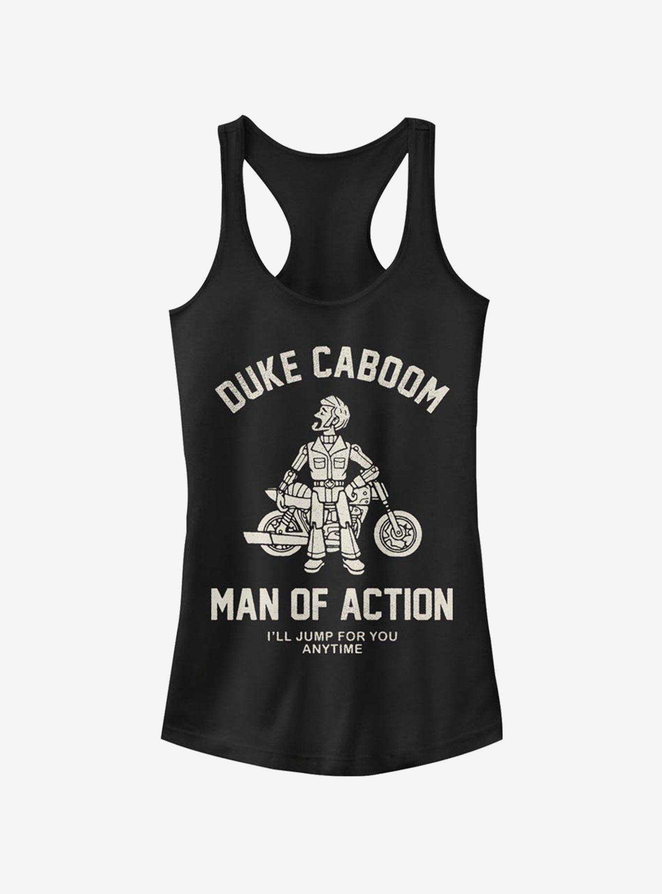 Disney Pixar Toy Story 4 Duke Caboom Girls Tank, BLACK, hi-res