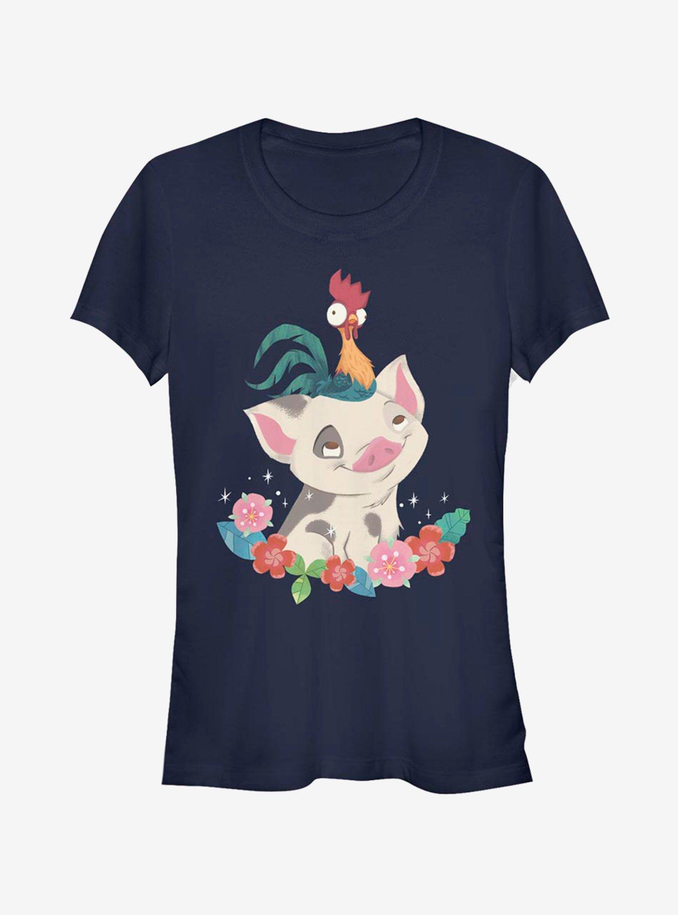 Disney Moana Tropical Buddies Girls T-Shirt, NAVY, hi-res