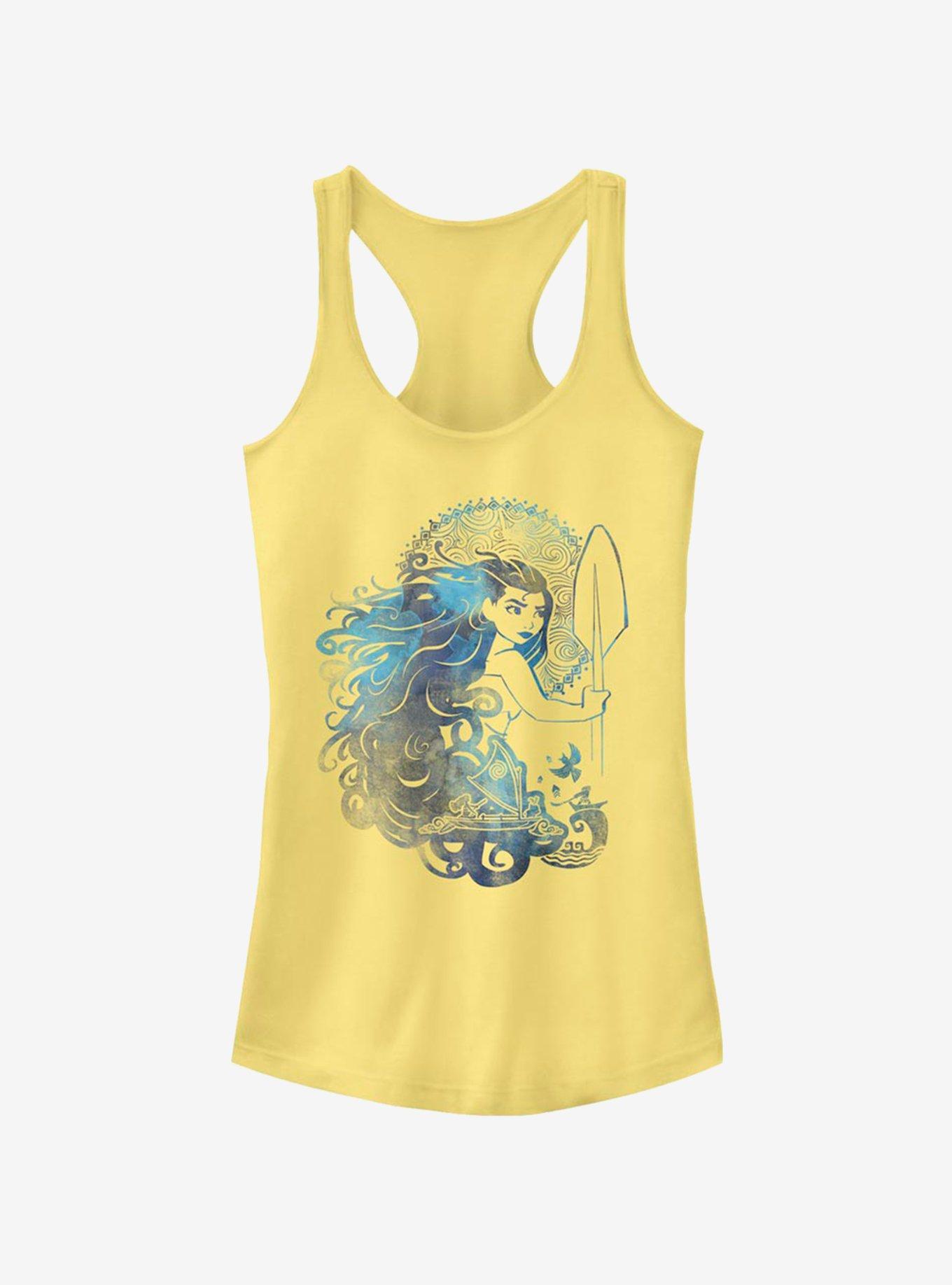 Disney Moana Moana Hair Girls Tank, BANANA, hi-res