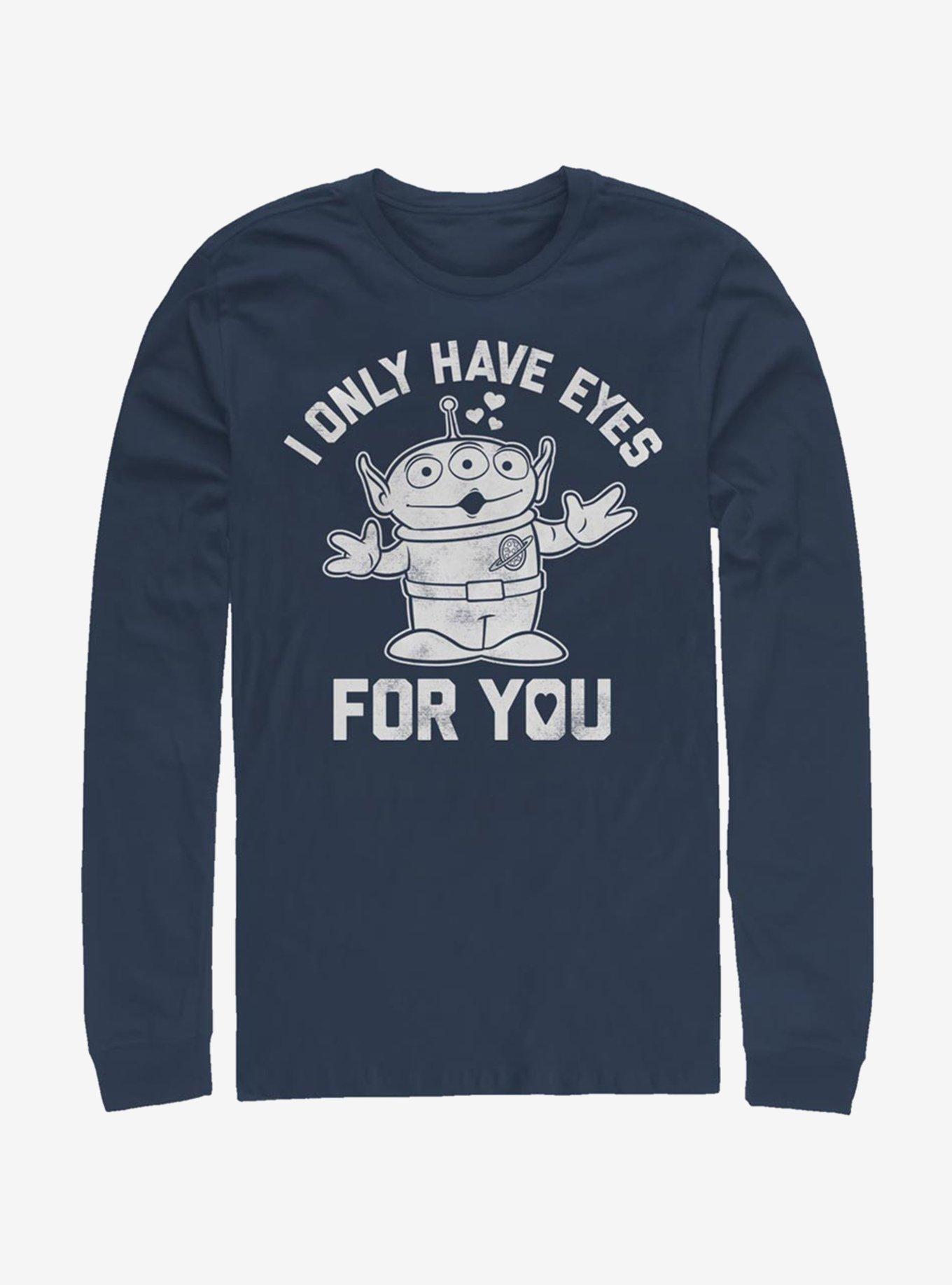 Disney Pixar Toy Story Eyes For You Long-Sleeve T-Shirt, NAVY, hi-res