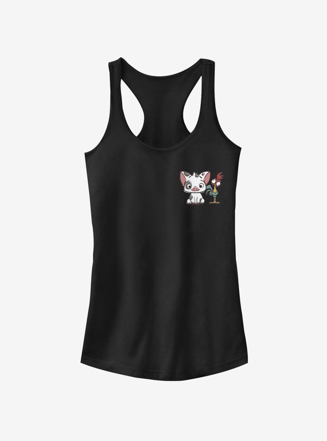 Disney Moana Pals Pocket Girls Tank, BLACK, hi-res