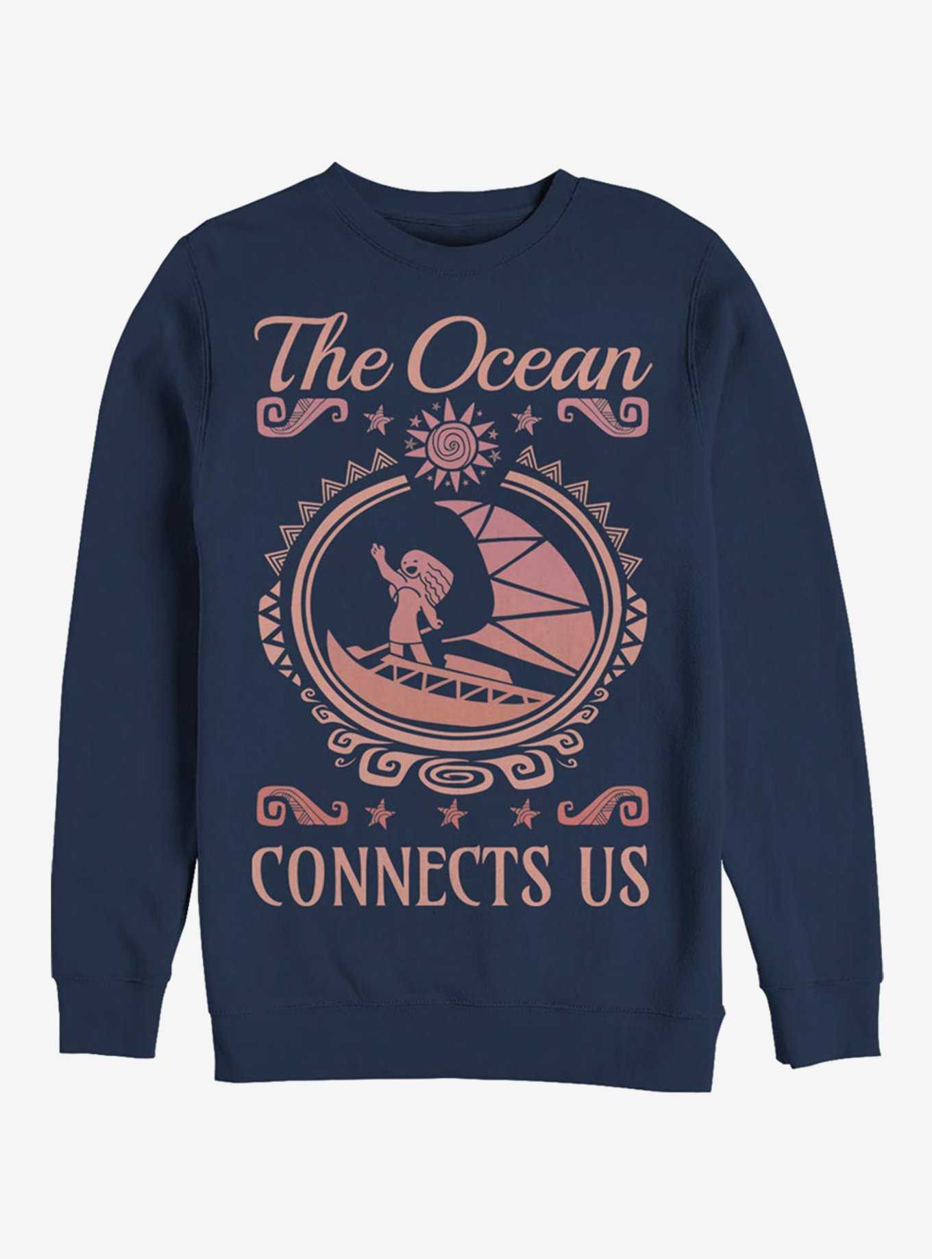 Disney Moana Connect Us Crew Sweatshirt, , hi-res