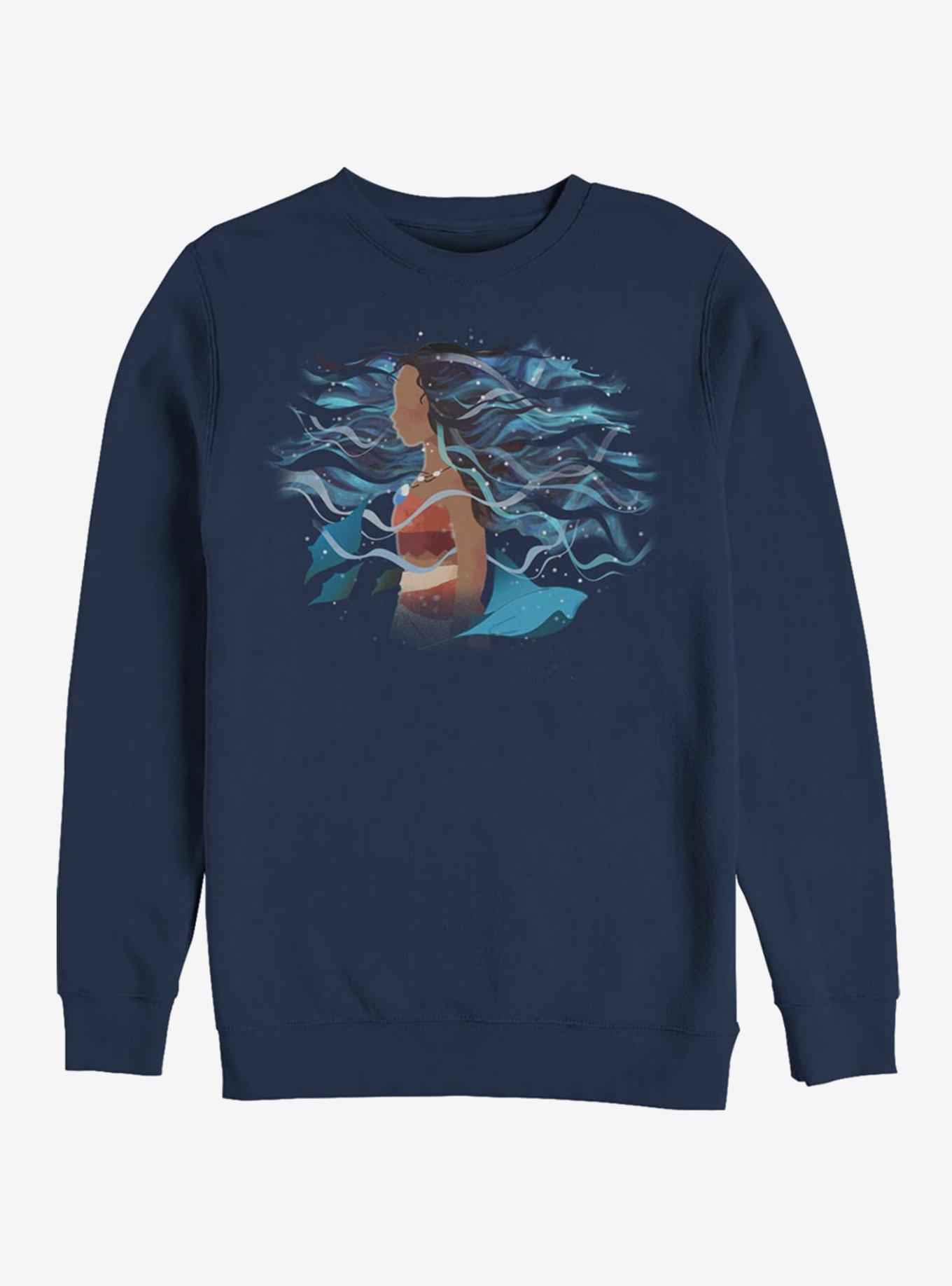 Disney Moana Moana In Ocean Crew Sweatshirt, , hi-res