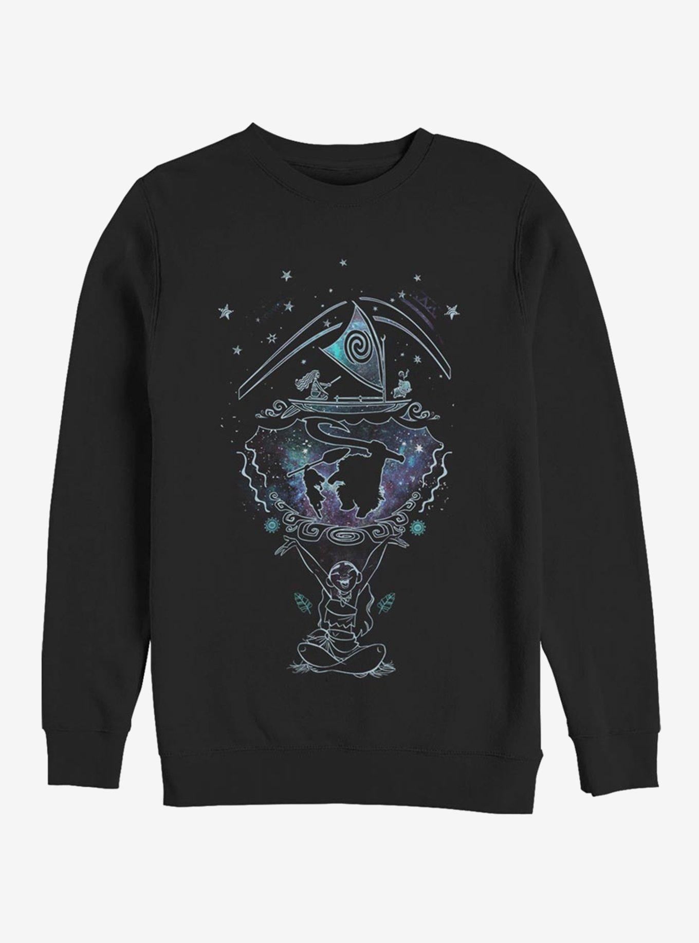 Disney Moana Moana Line Crew Sweatshirt, , hi-res