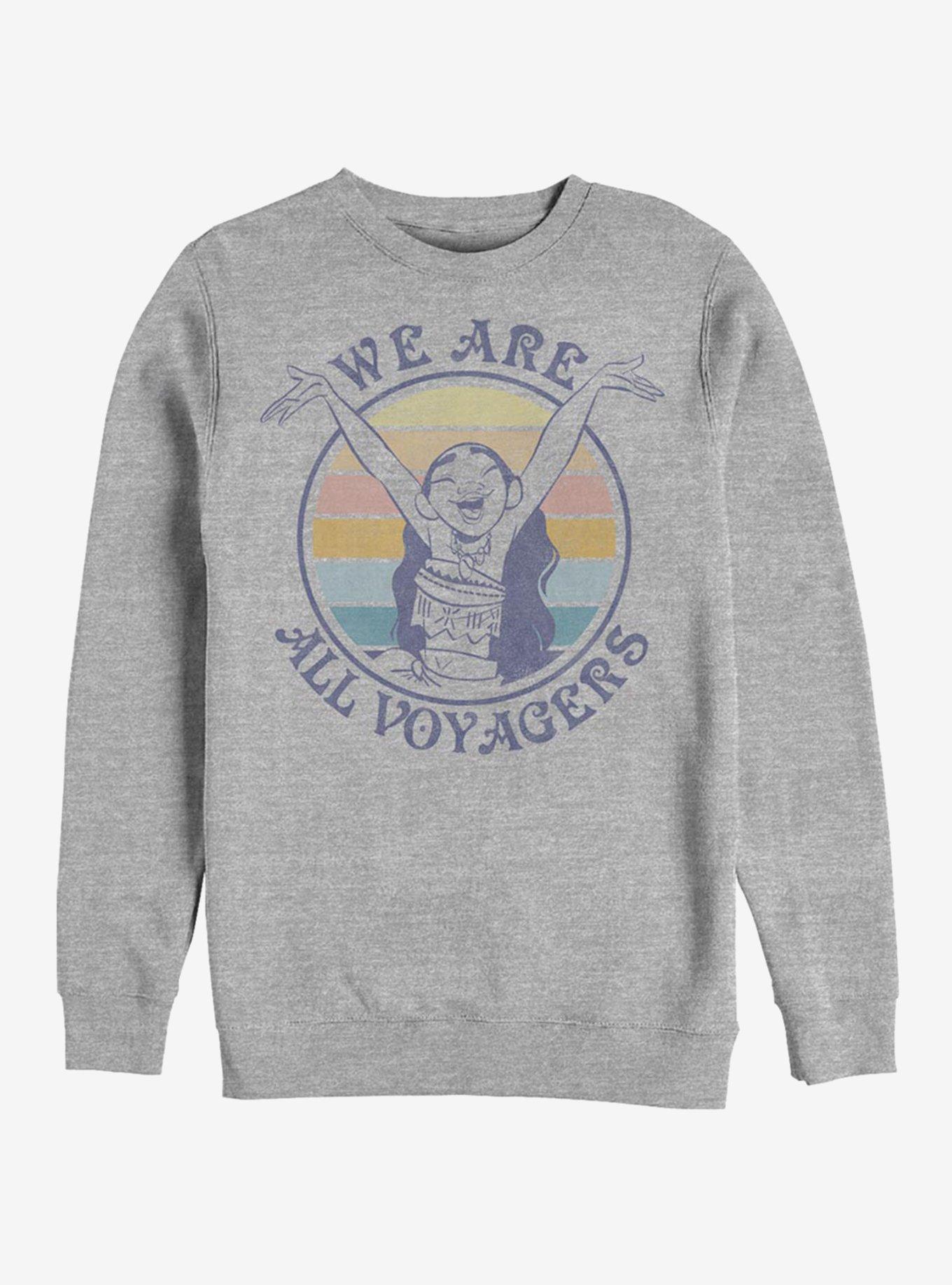 Disney Moana Sunset Voyagers Crew Sweatshirt, , hi-res