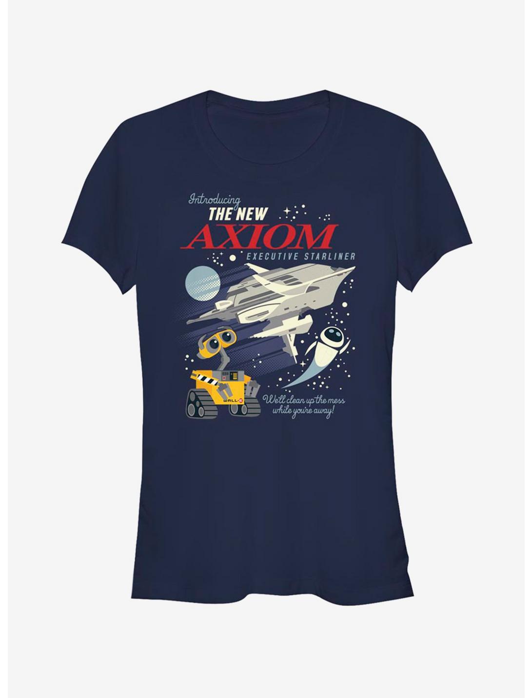 Disney Pixar Wall-E Axiom Poster Girls T-Shirt, NAVY, hi-res