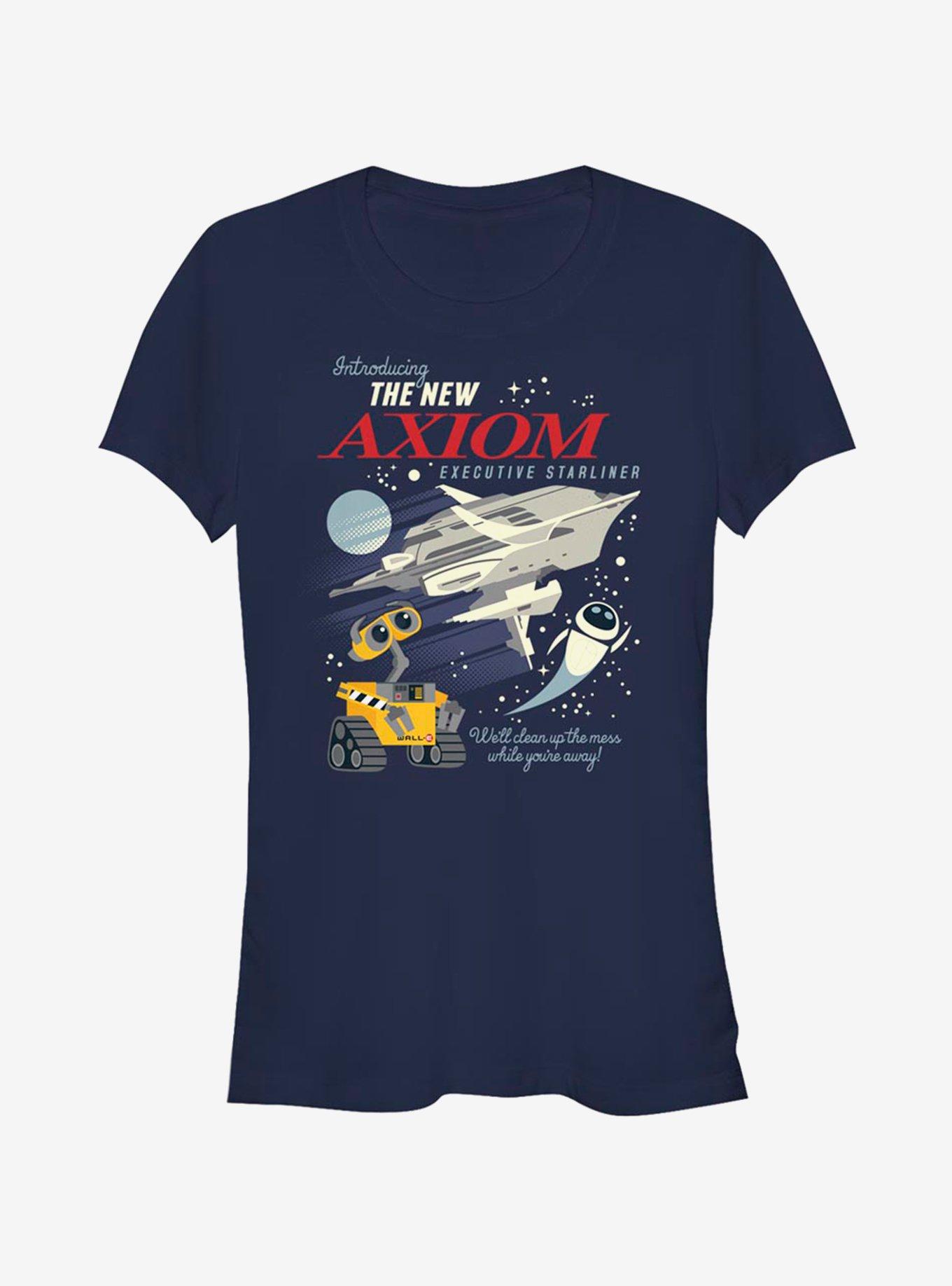 Disney Pixar Wall-E Axiom Poster Girls T-Shirt, NAVY, hi-res