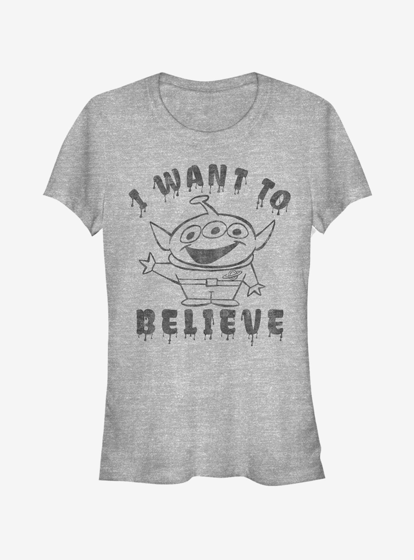 Disney Pixar Toy Story Aliens Believe Girls T-Shirt, ATH HTR, hi-res