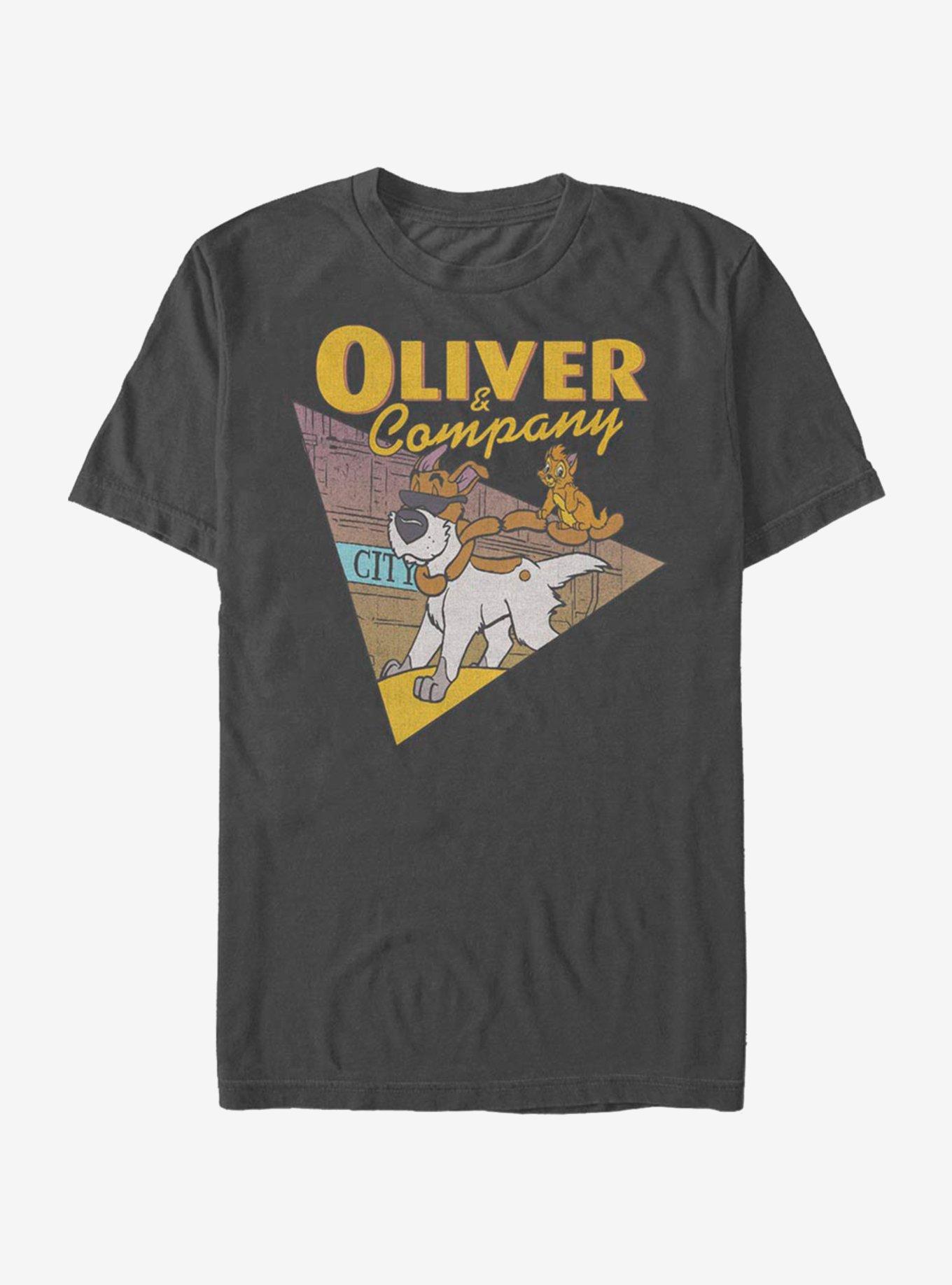 Disney Oliver & Company Best Buds T-Shirt, CHARCOAL, hi-res