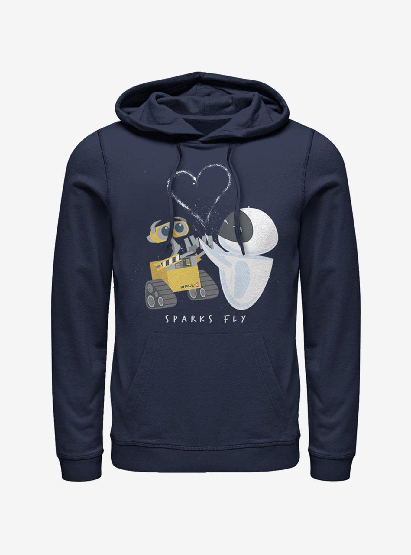 Disney Pixar Wall-E Sparks Fly Hoodie, NAVY, hi-res