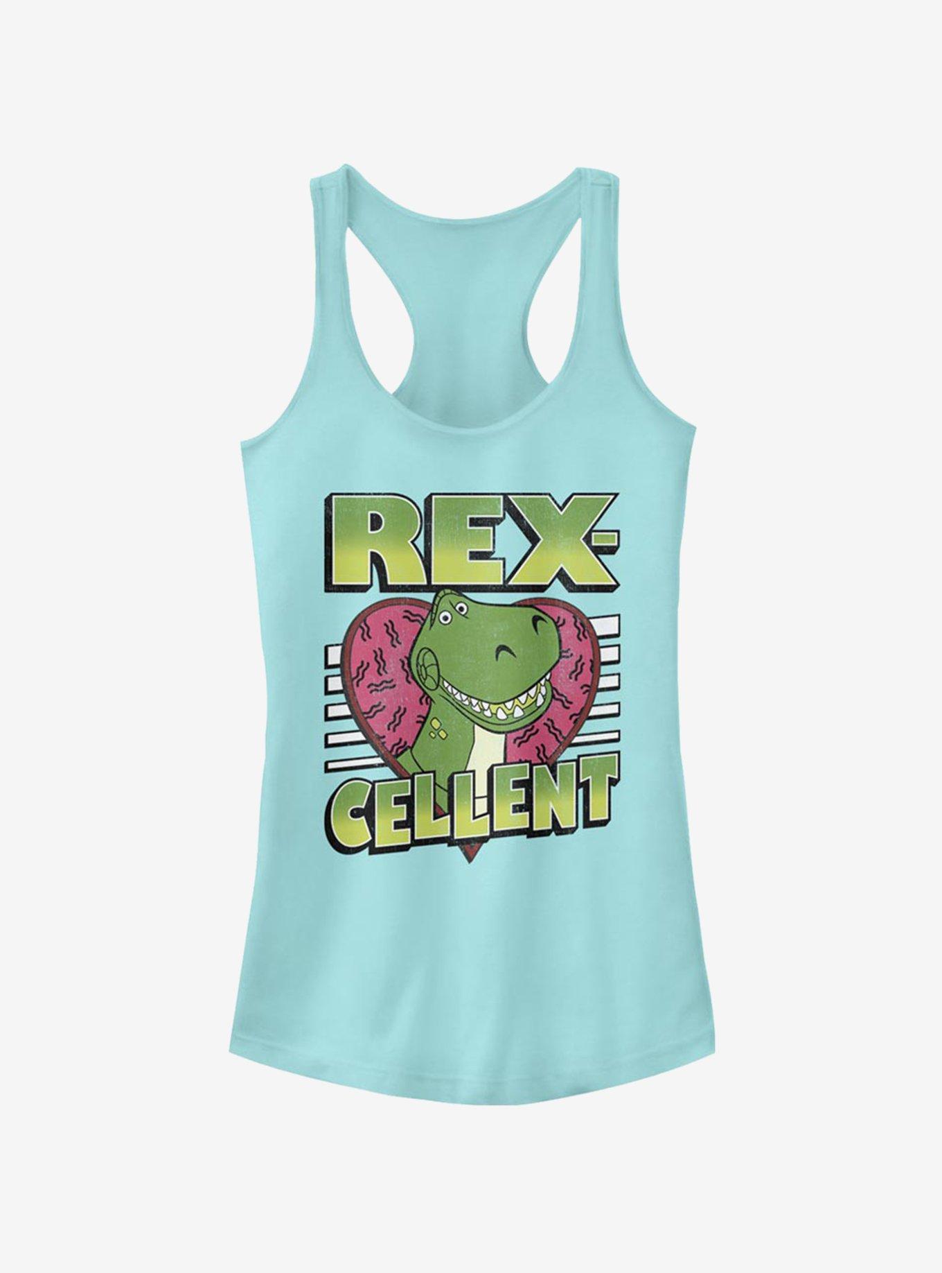 Disney Pixar Toy Story Rexcellent Heart Girls Tank, CANCUN, hi-res