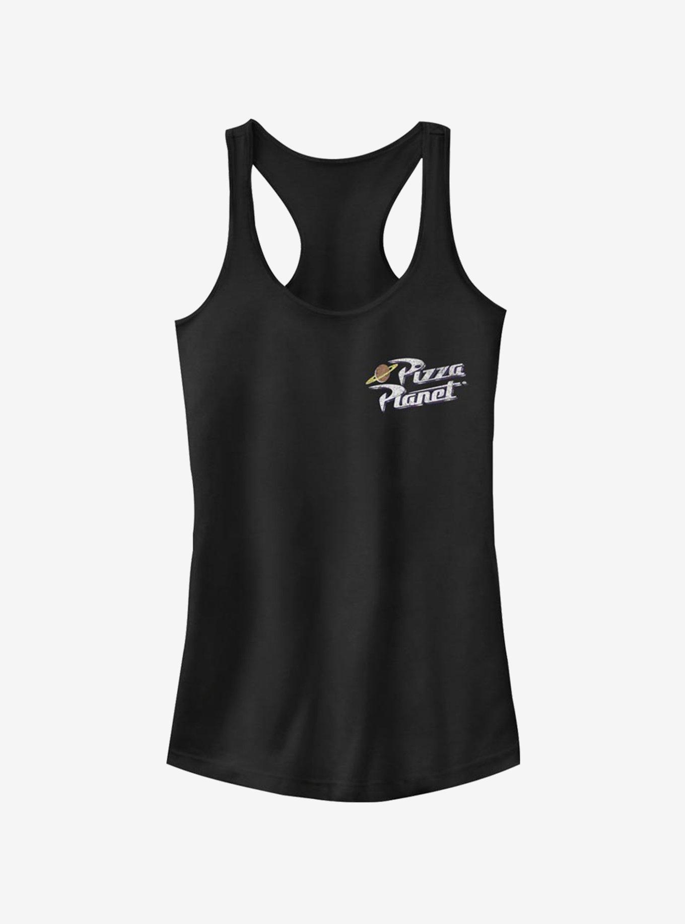 Disney Pixar Toy Story Vintage Pizza Logo Girls Tank, BLACK, hi-res