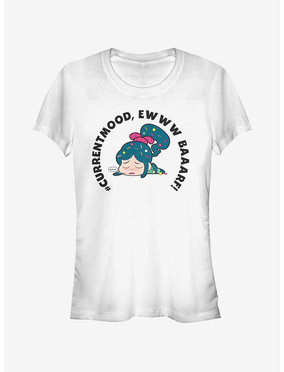 Disney Wreck-It Ralph Vanellope Barf Circle Girls T-Shirt, WHITE, hi-res