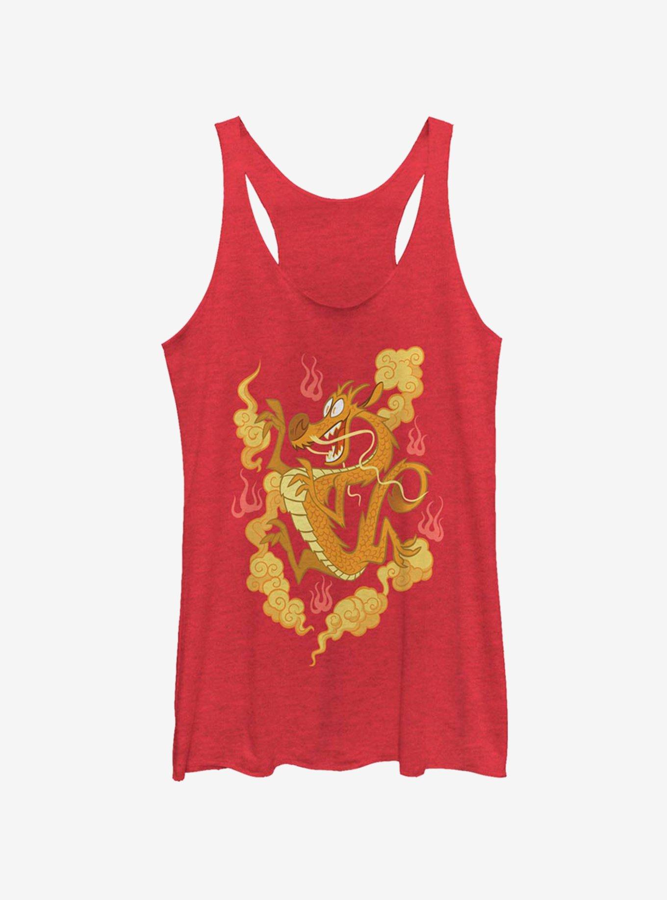 Disney Wreck-It Ralph Mulan Girls Tank, RED HTR, hi-res