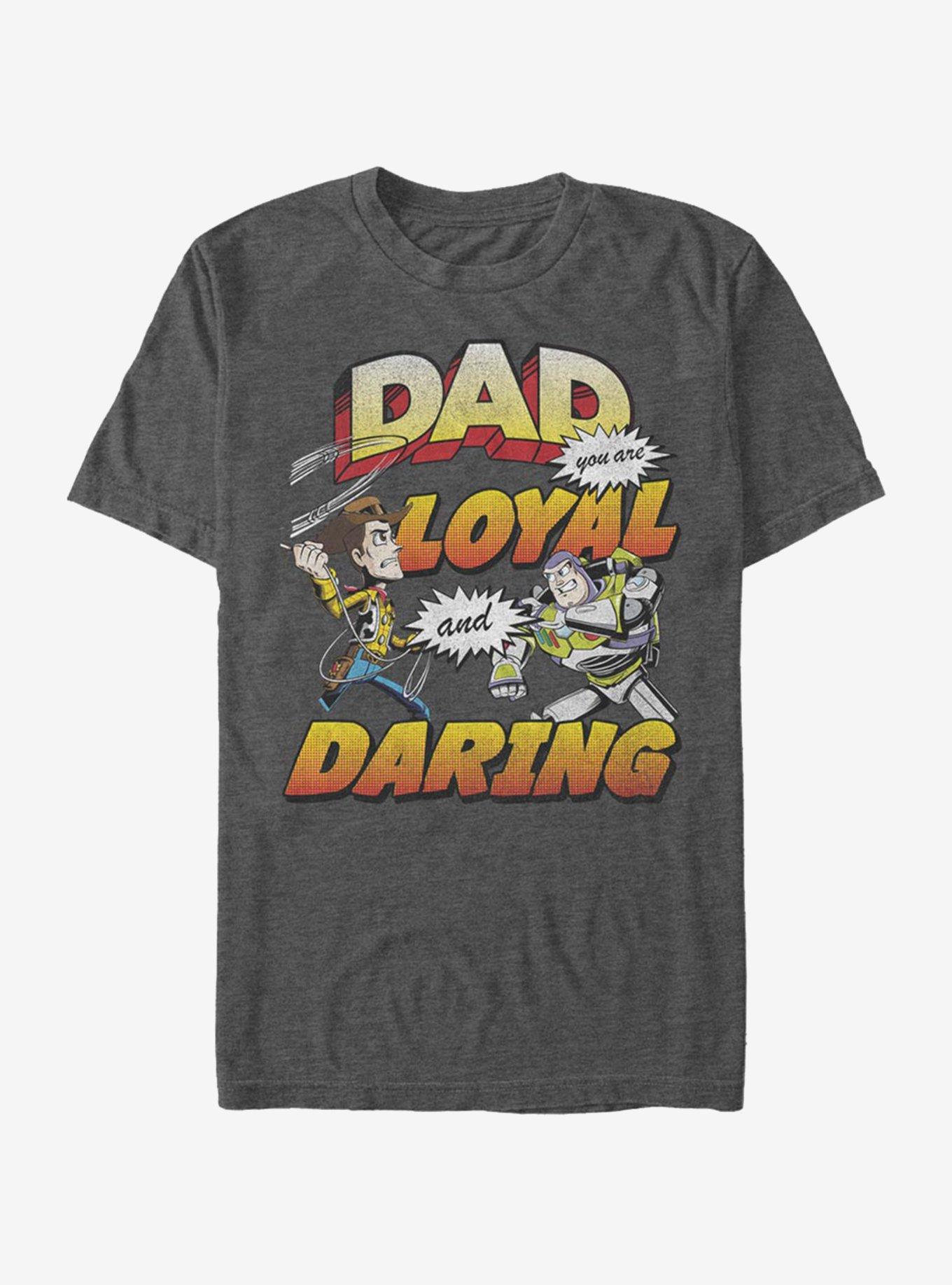 Disney Pixar Toy Story Loyal And Daring T-Shirt, CHAR HTR, hi-res