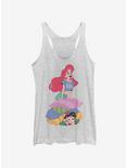 Disney Wreck-It Ralph Singing Ariel Girls Tank, WHITE HTR, hi-res