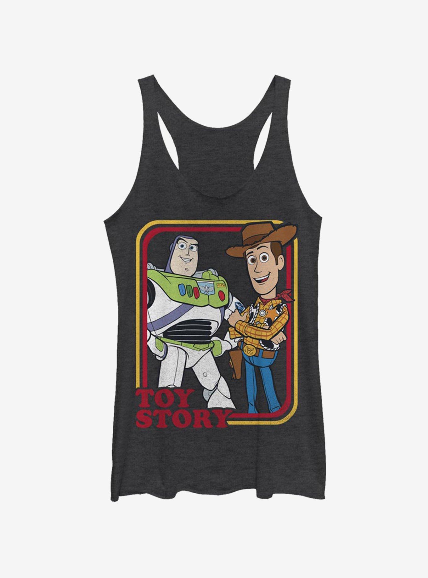 Disney Pixar Toy Story 4 Vintage Duo Girls Tank, BLK HTR, hi-res