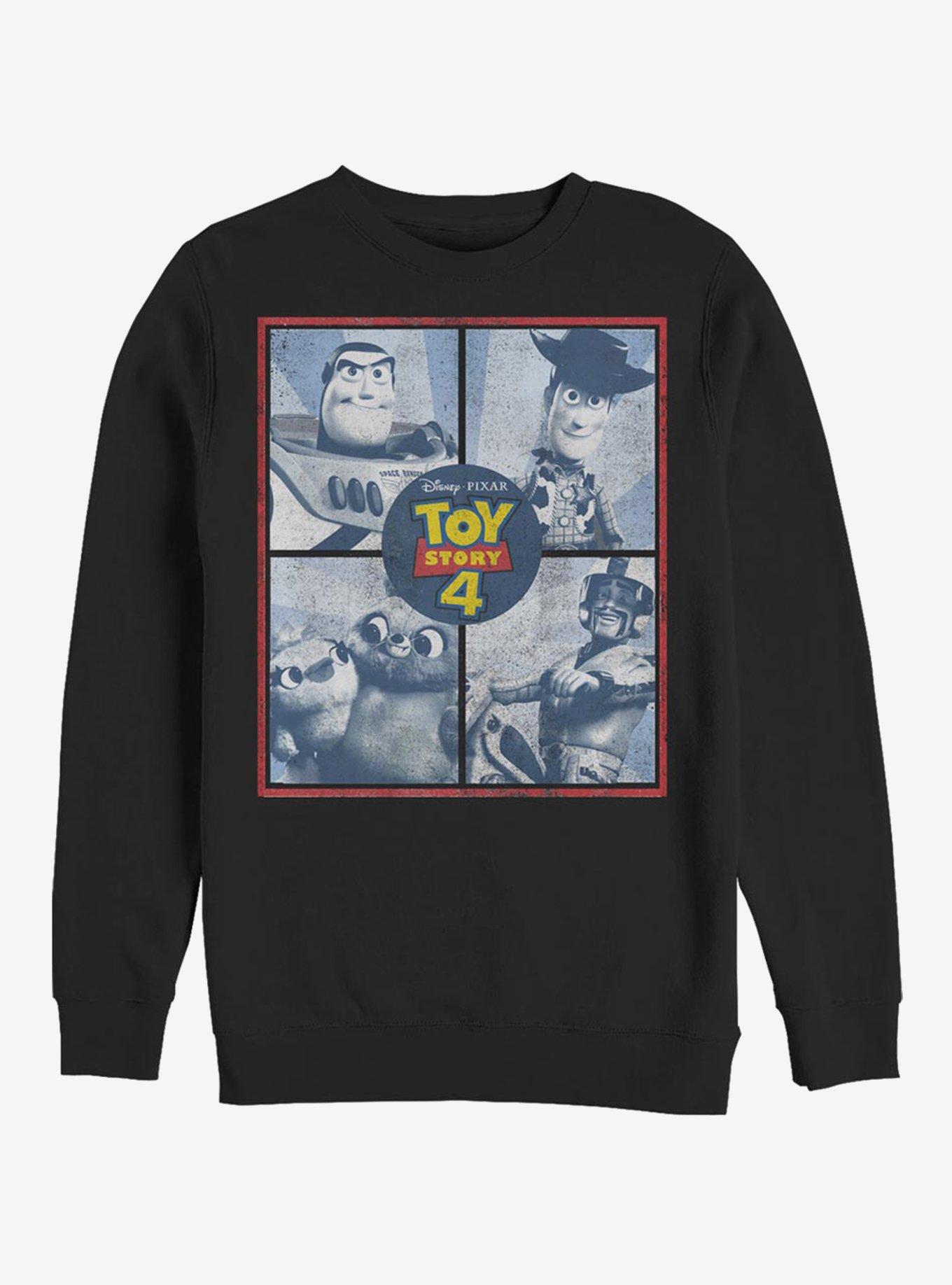 Hot Topic Disney Pixar Toy Story 4 Hard Toys Crew Sweatshirt