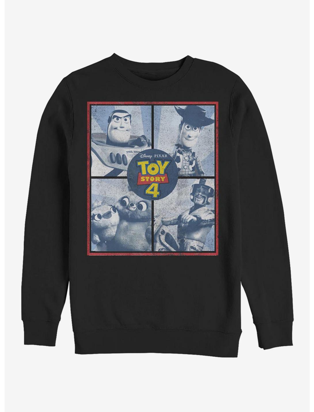 Disney Pixar Toy Story 4 Hard Toys Crew Sweatshirt, BLACK, hi-res