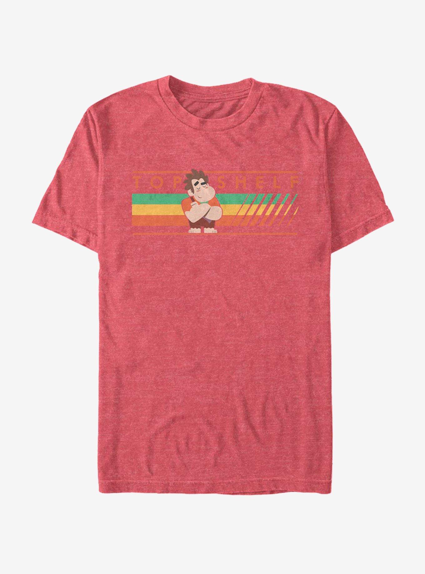 Disney Wreck-It Ralph Top Shelf T-Shirt, RED HTR, hi-res