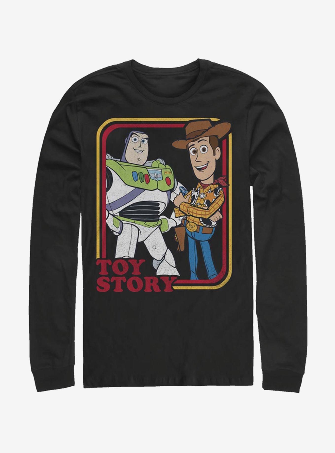 Disney Pixar Toy Story 4 Vintage Duo Long-Sleeve T-Shirt, BLACK, hi-res